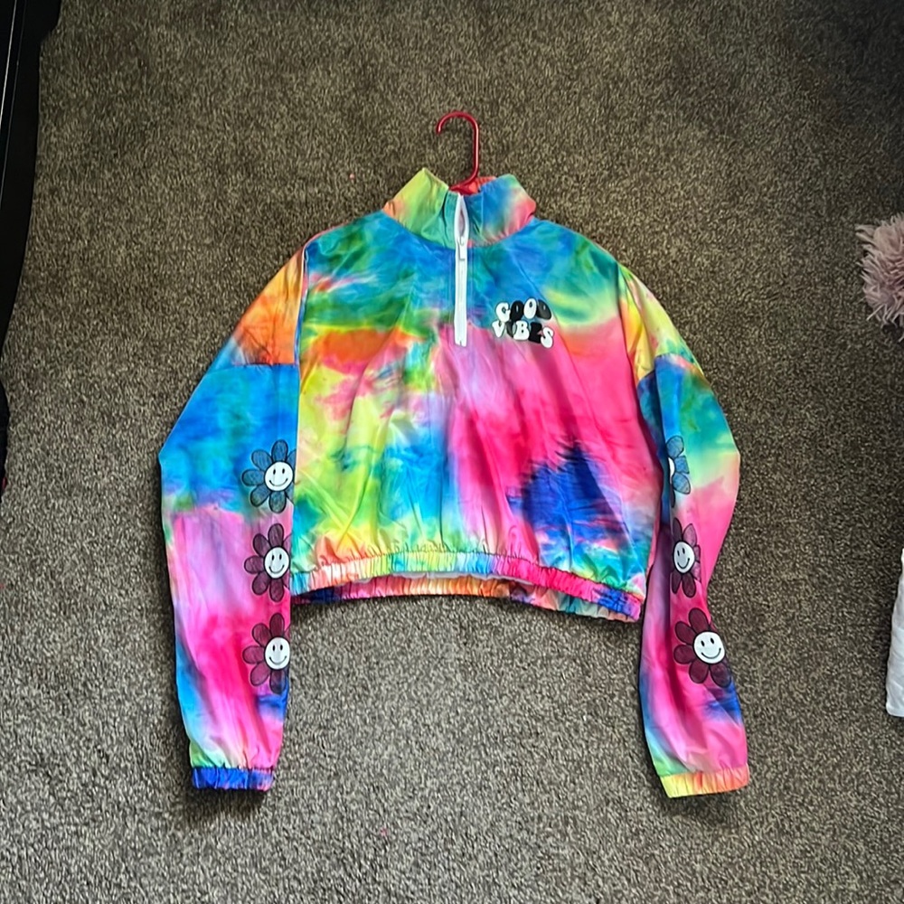 this is a soft comfy jacket! it’s from rue 21 and Size:L